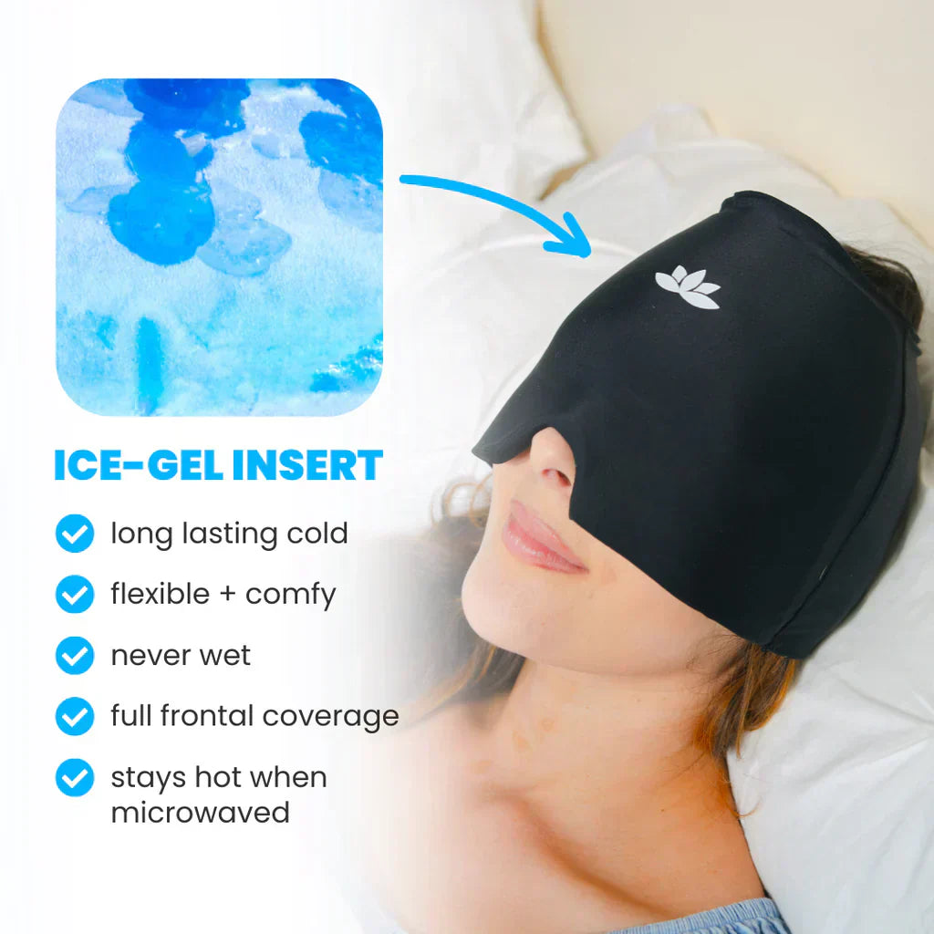 HeadRelax Warm-Cold Therapy Mask – Relieves Migraines & Headaches Immediately | Bowlift