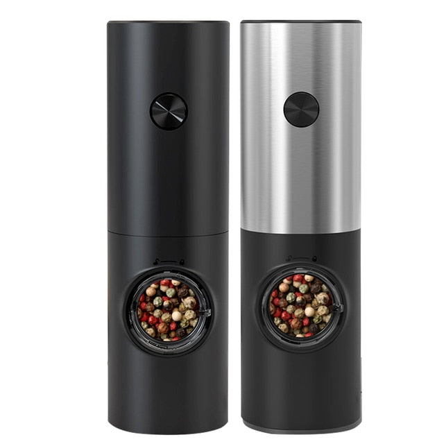 Electric Automatic Mill Pepper And Salt Grinder With LED Light | Bowlift