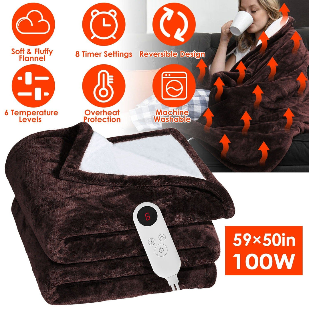 BowLift | Electric Heated Flannel Blanket - CozyHeat
