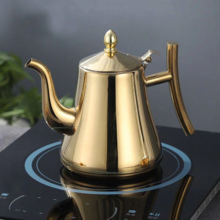 BowLift | Stylish Infusio Teapot - made of Stainless Steel for Perfect Tea Moments