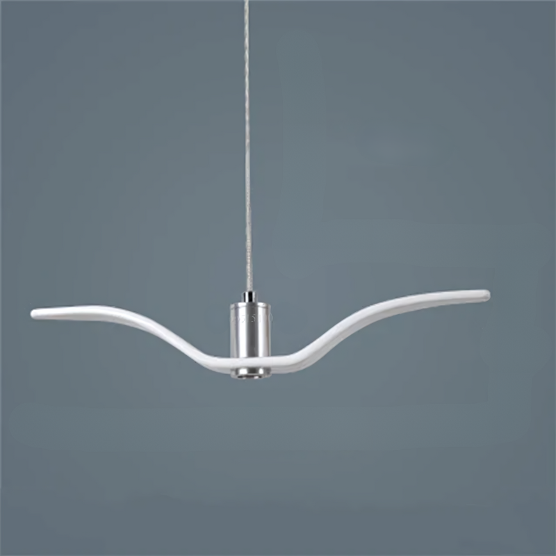 BowLift | Modern Hanging Lamp with Ambient Lighting for Living Room or Hall