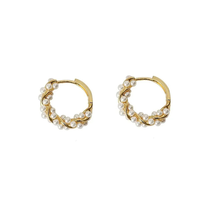 BowLift | Elegant Beaded Hoop Earrings