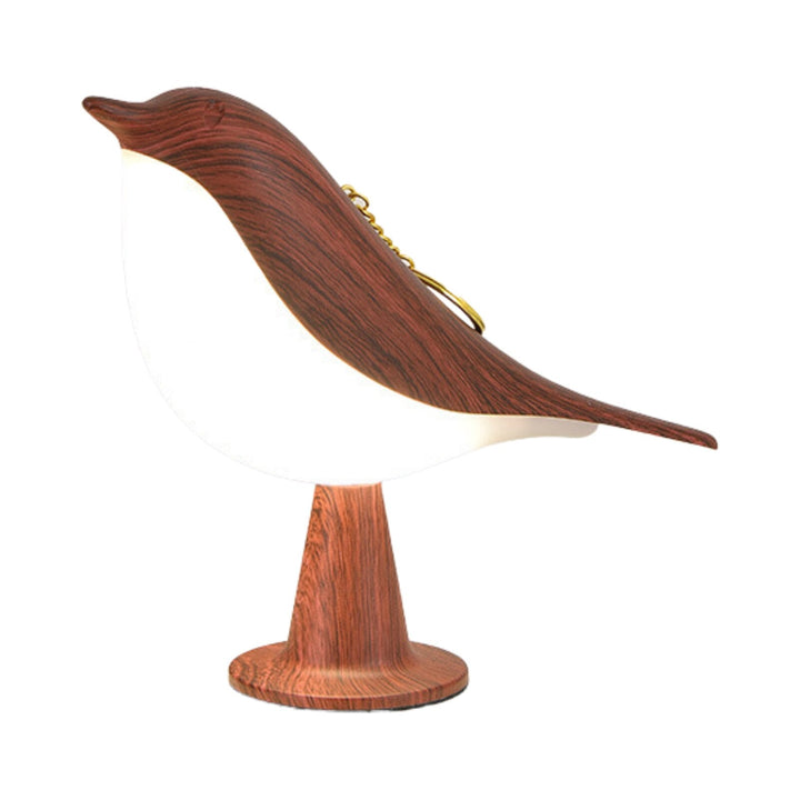 BowLift | Table Lamp with Bird Design in Wood Finish