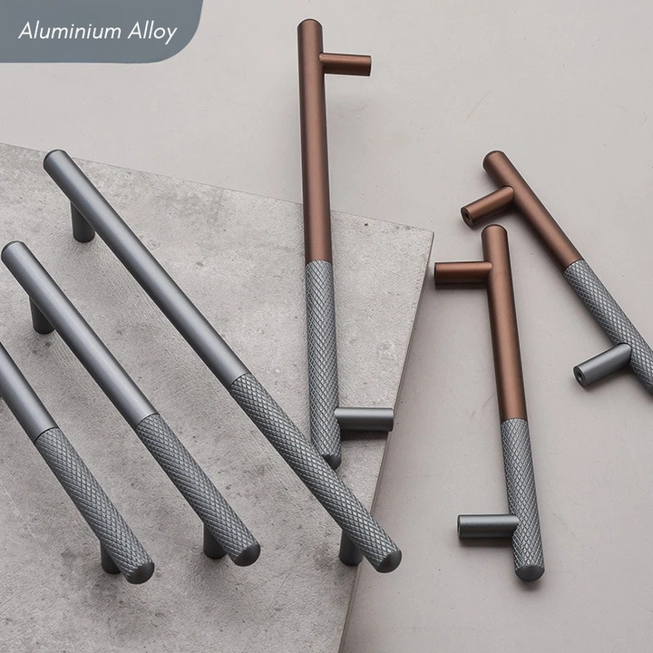 Elegant Cabinet Drawer Door Furniture Knurled Handle and Door Knob | Bowlift