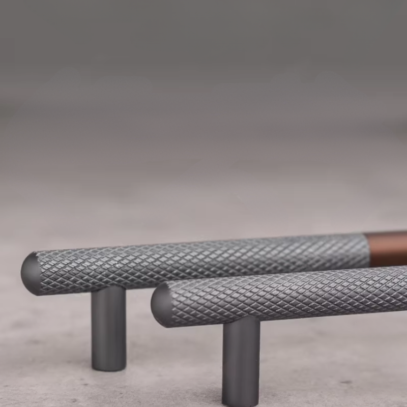 Elegant Cabinet Drawer Door Furniture Knurled Handle and Door Knob | Bowlift