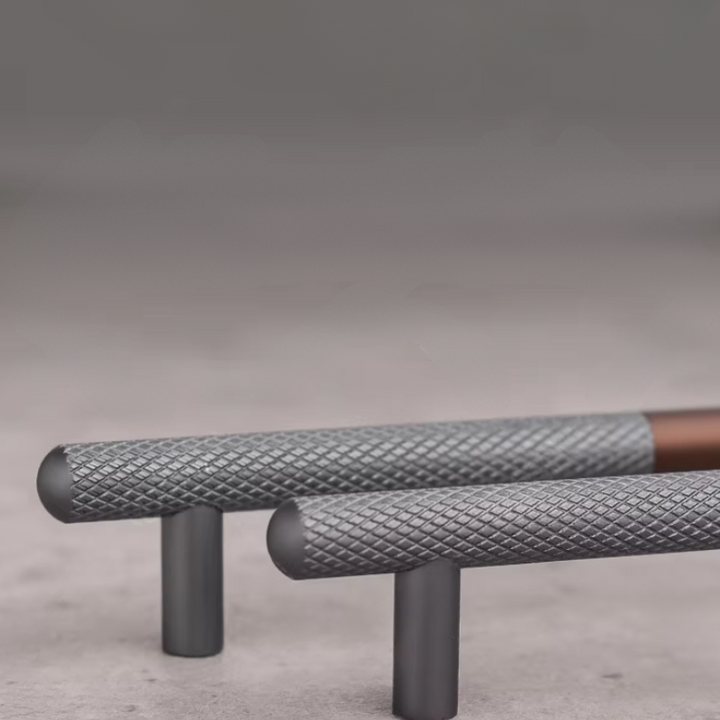 Elegant Cabinet Drawer Door Furniture Knurled Handle and Door Knob | Bowlift