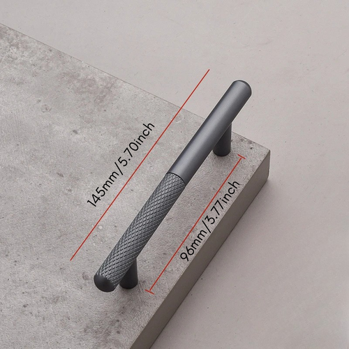 Elegant Cabinet Drawer Door Furniture Knurled Handle and Door Knob | Bowlift