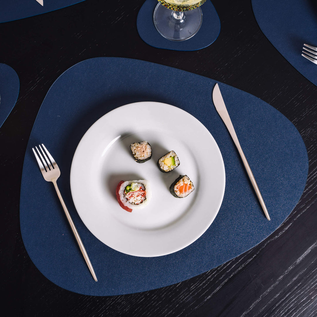 BowLift | Luxury Leather Placemat and Coaster Set