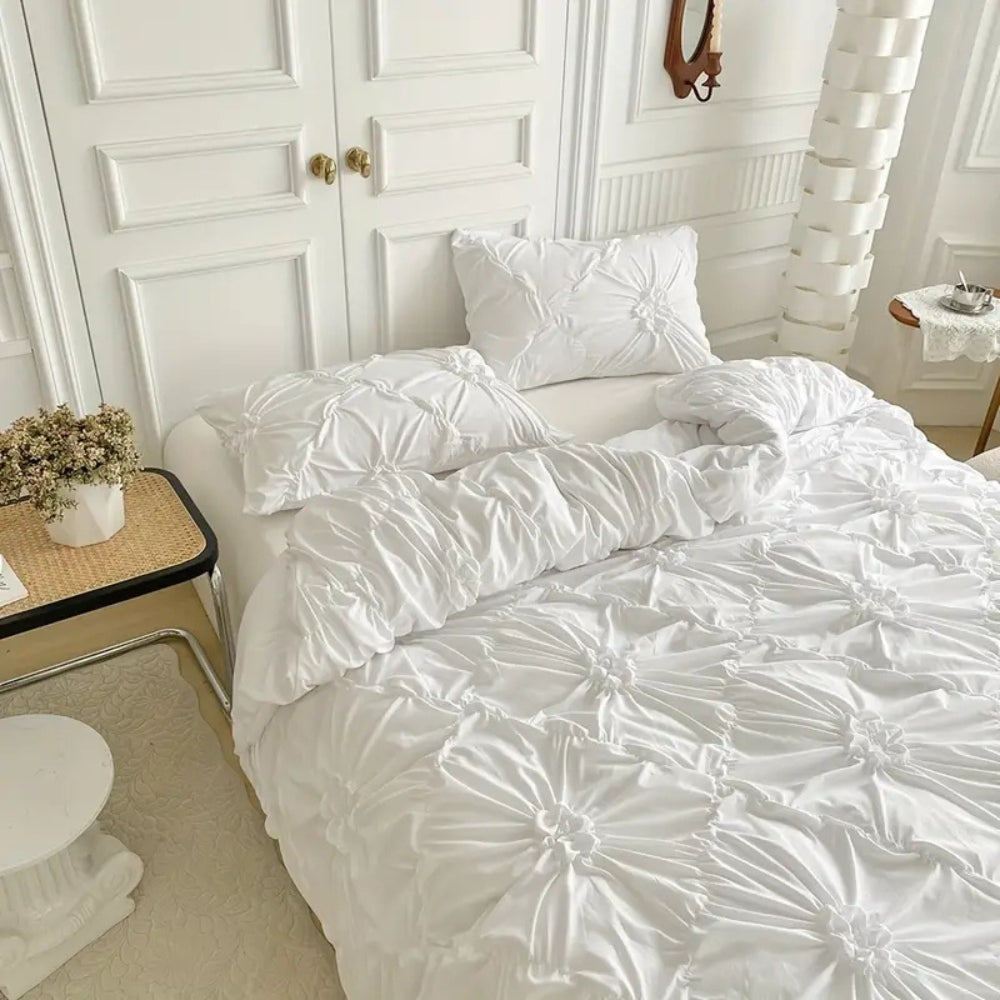 BowLift | Blanket Pleated Microfibre Bedding Set