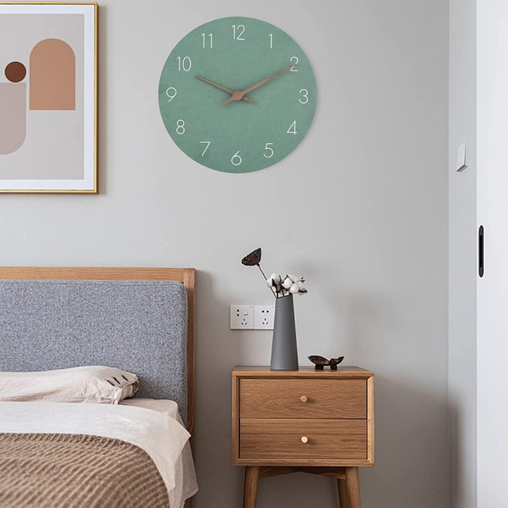 BowLift | Wooden Minimalist Silent Wall Clock