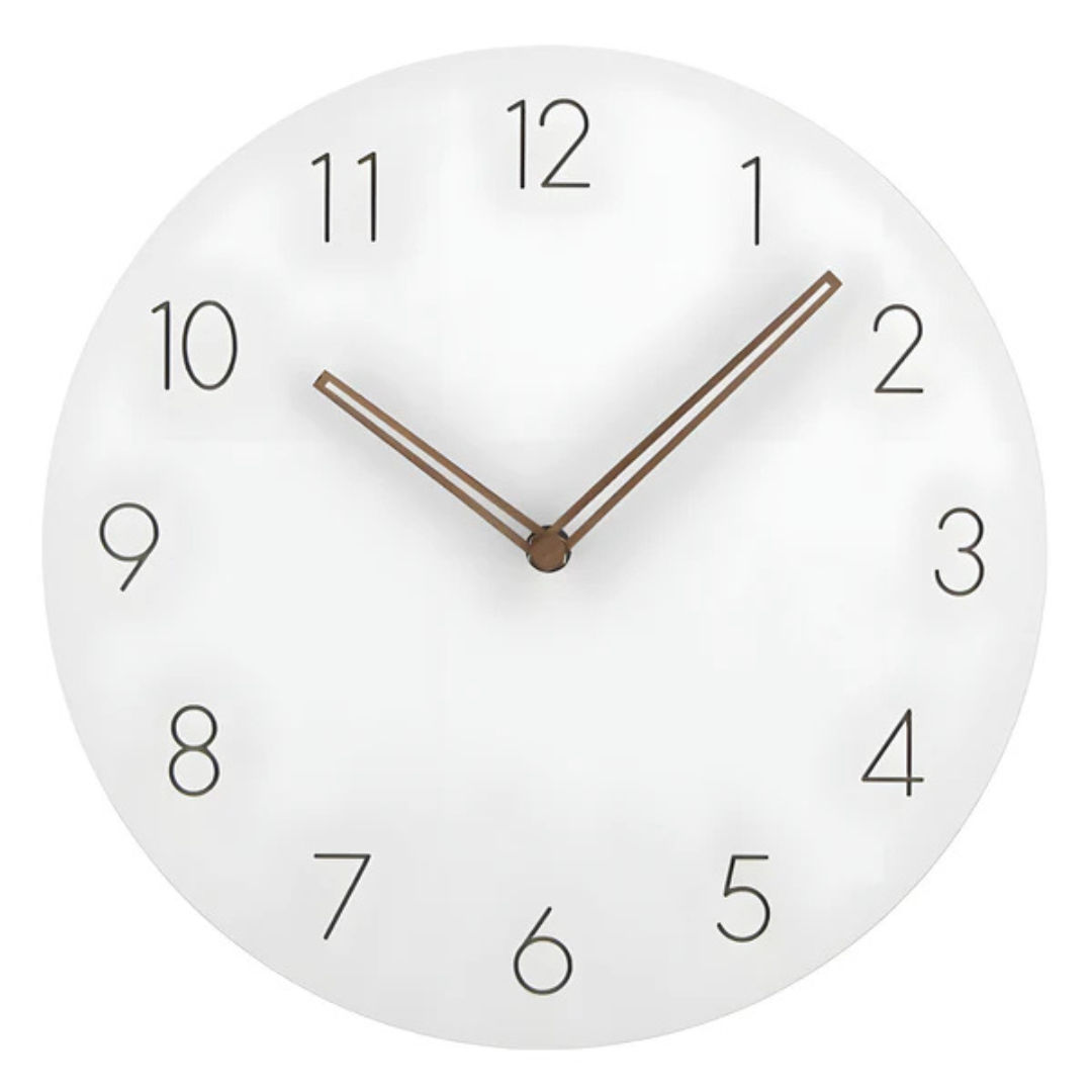 BowLift | Wooden Minimalist Silent Wall Clock