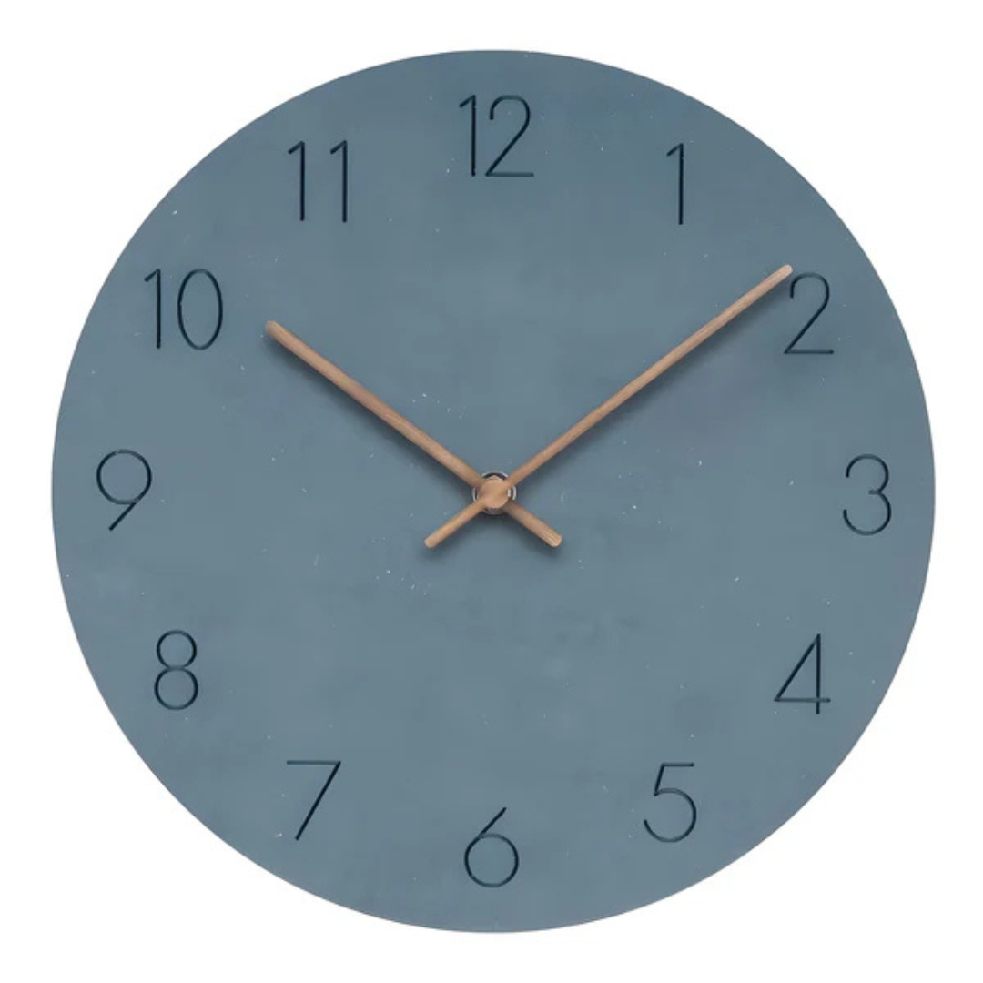 BowLift | Wooden Minimalist Silent Wall Clock