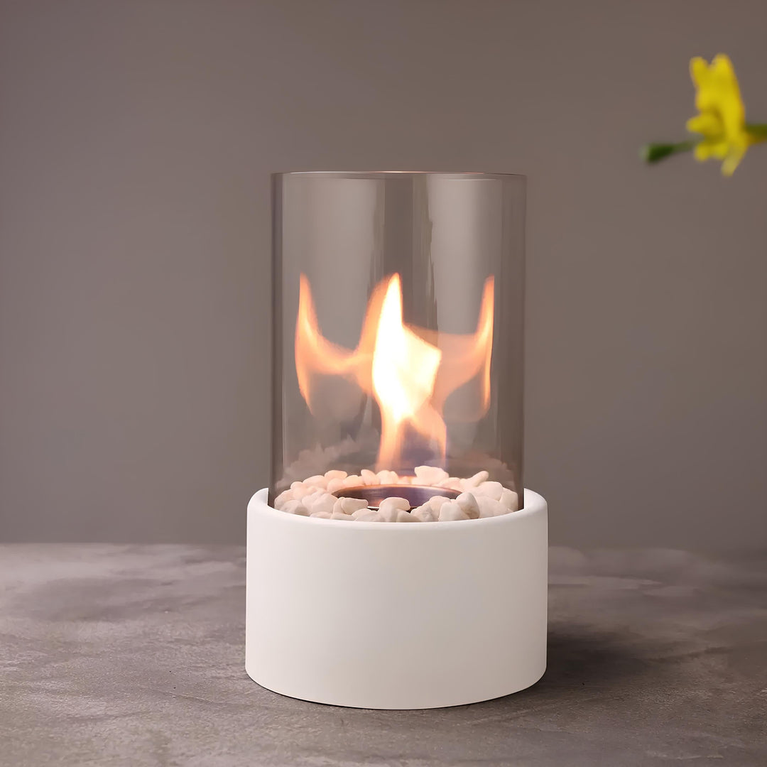 BowLift | Glass Oil Lamp Decorative Tabletop Fireplace