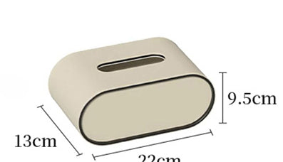 BowLift | Tissue Box Cover PU Leather Modern Holder