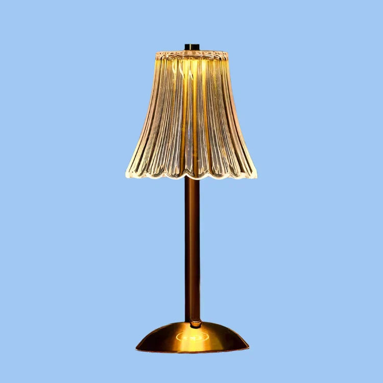 BowLift | Table Lamp with Crystal Shade and USB Charging
