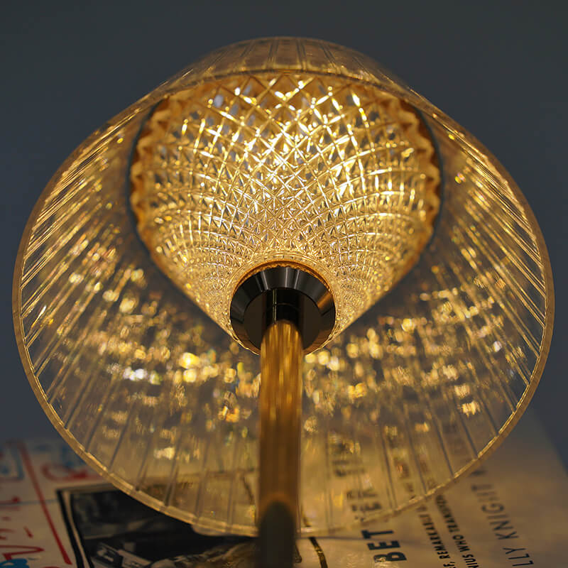 BowLift | Table Lamp with Crystal Shade and USB Charging
