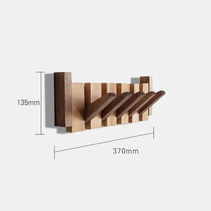 BowLift | HarmonyCoat Piano Wood Coat Rack – Decorative Hooks for Hall and Living Room