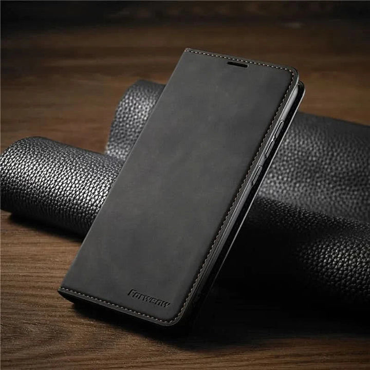 BowLift | iPhone Leather Case with Magnetic Closure and Protection