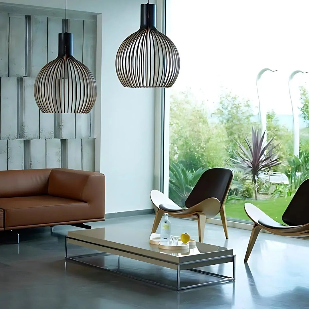 BowLift | Natura Orb Bamboo Pendant Lamp – Handmade Hanging Lamp