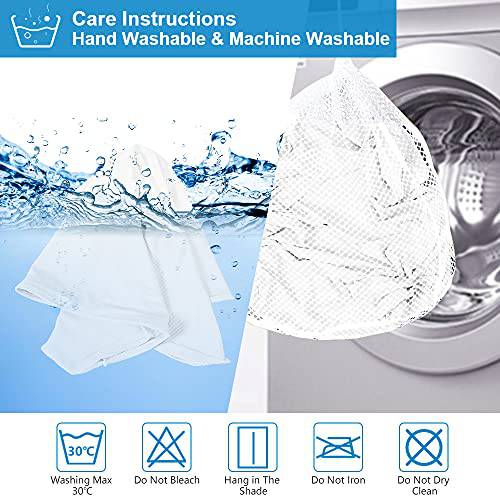 2-Pack Cooling Pillowcases – Premium Silky White Stripes,  Technology, Q-Max 0.3 | Bowlift