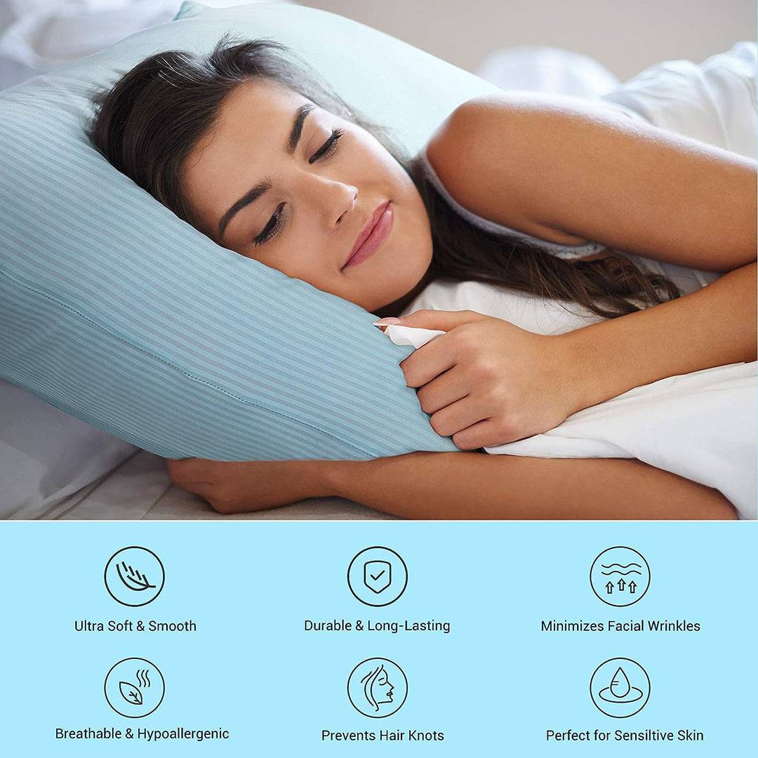 Cooling Pillowcases – Elastic Spandex,  Q-Max 0.38, for Standard & Queen Size | Bowlift