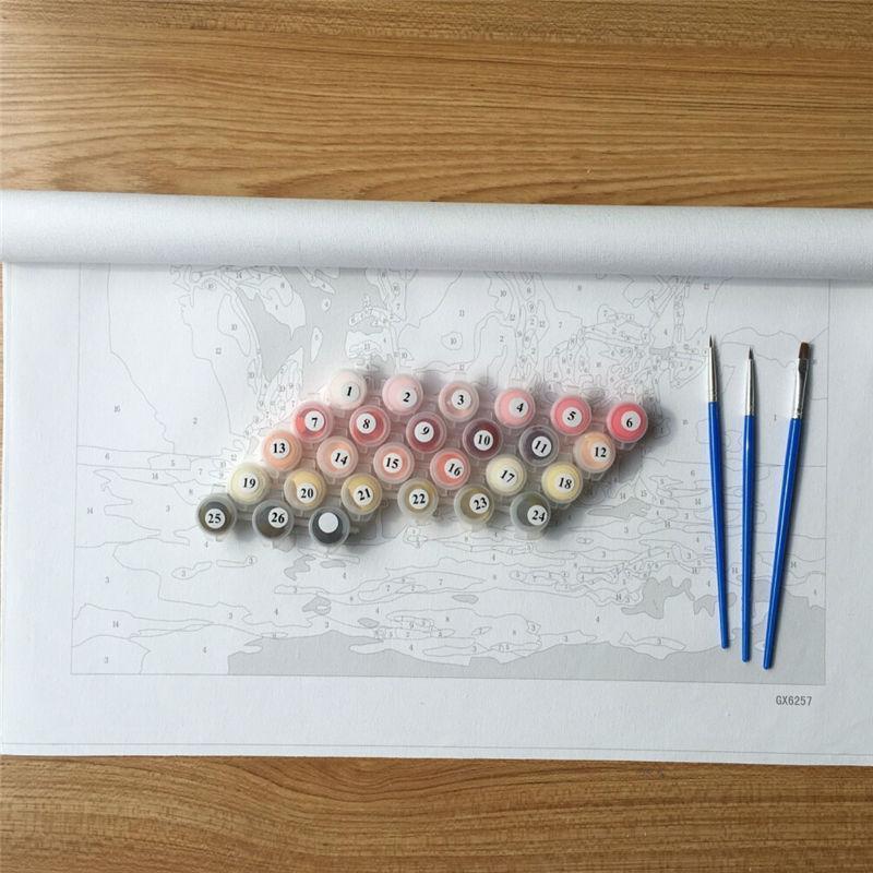 An Elephant Parade - Van-Go Paint-By-Number Kit | Bowlift