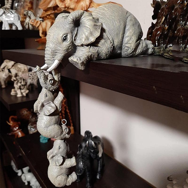 BowLift | Artistic Elephant Figurine in 3 Parts