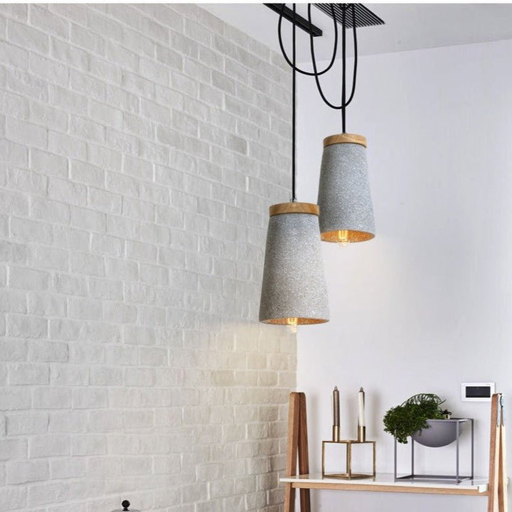 BowLift | UrbanAura – Stylish Cement Pendant Lamp
