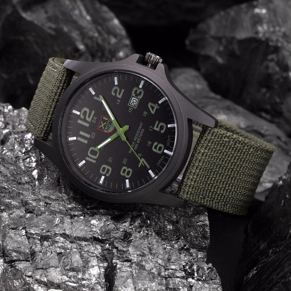 BowLift | ShadowGuard™ | Luminous Military Wristwatch with Tactical Features | Waterproof, Shock Resistant, Ideal for Outdoor Adventures & Survival