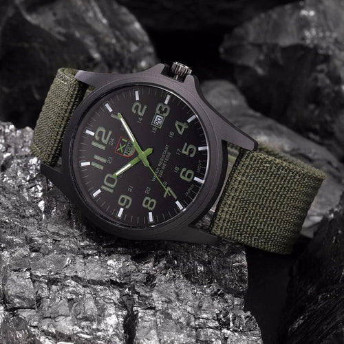 Tactical Men's Watch AdventureTime – Waterproof and Shock Resistant with LED | Bowlift