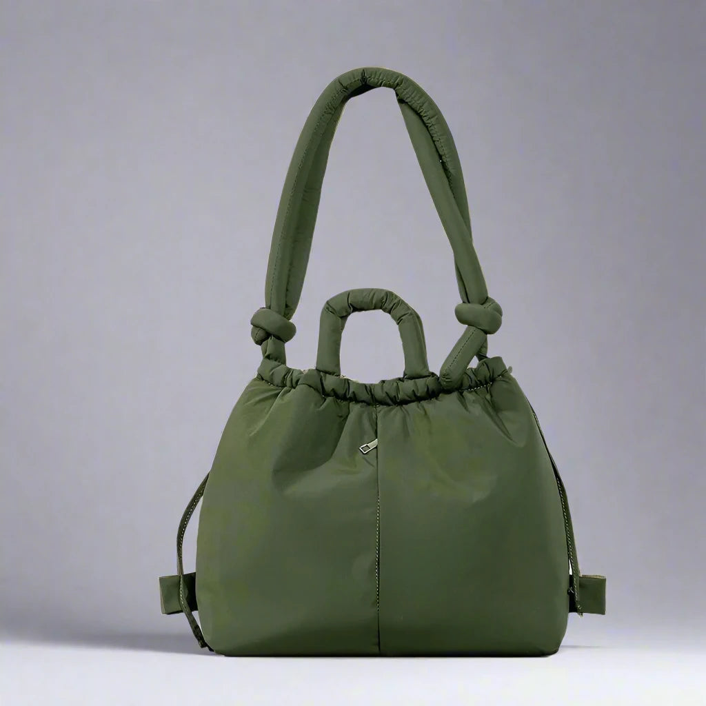 Riva Puffer Handbag – Stylish Carry Bag with Shoulder Strap | Bowlift