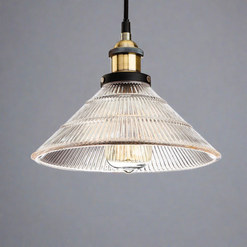 Zayden Pendant Lamp Retro Prismatic Design | Bowlift