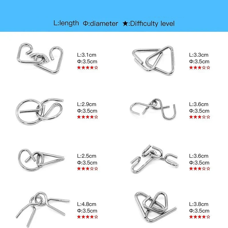 BowLift | Educational Kids Toy Metal Puzzle Set