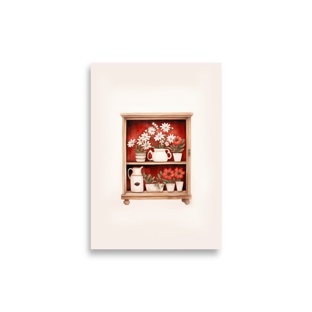 Shelf with Flowers | Bowlift