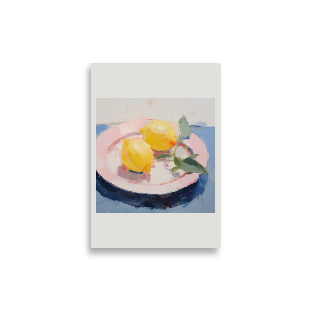 Plate with Lemons | Bowlift