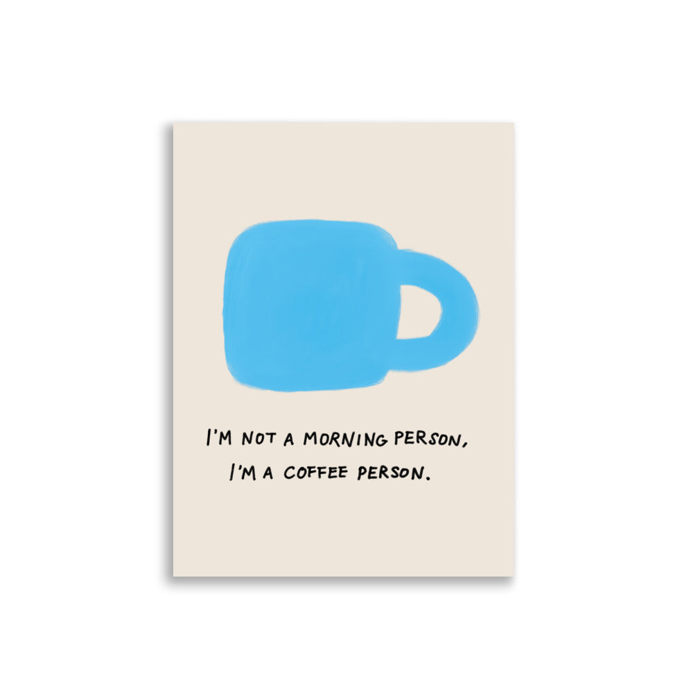 I am a coffee person | Bowlift
