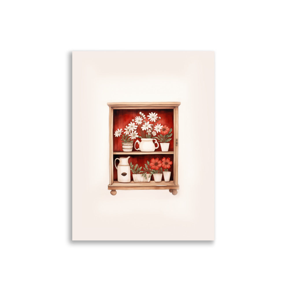 Shelf with Flowers | Bowlift