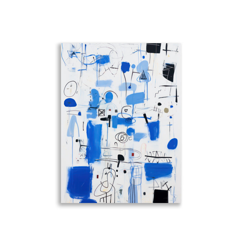 Blue Scribbles 2 | Bowlift