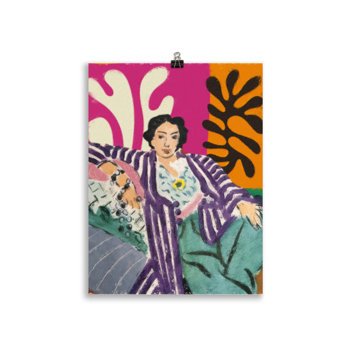 Matisse - Woman in a purple coat | Bowlift