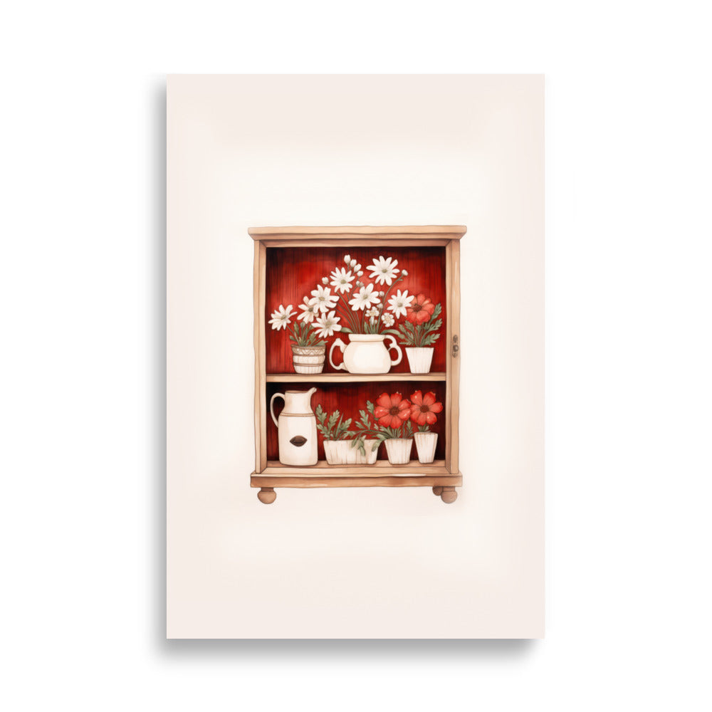 Shelf with Flowers | Bowlift