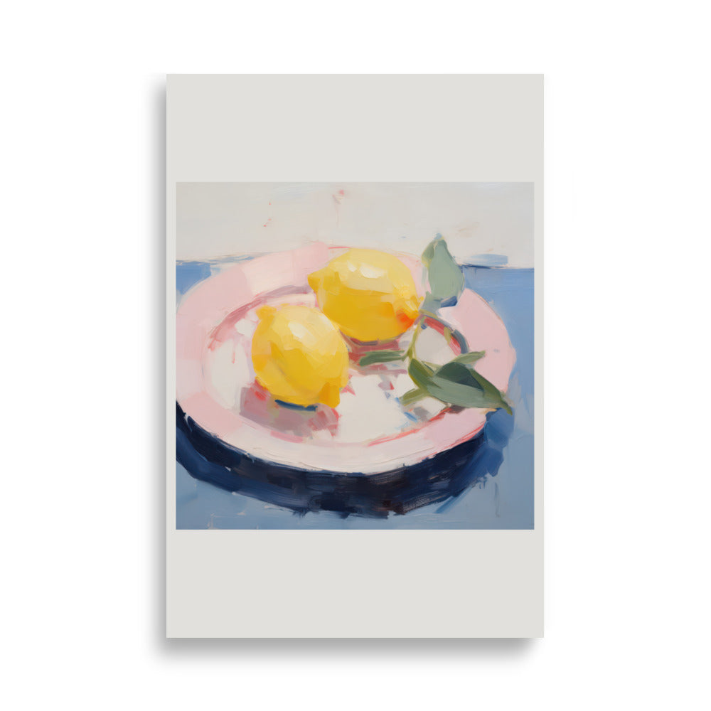 Plate with Lemons | Bowlift