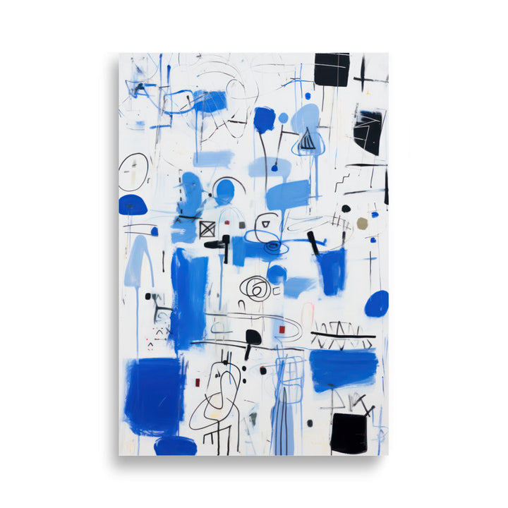 Blue Scribbles 2 | Bowlift