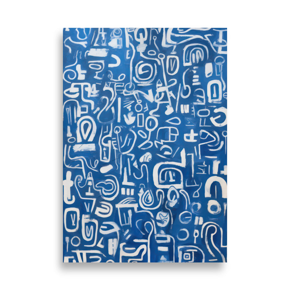 Blue Scribbles | Bowlift