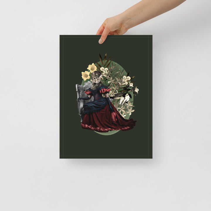 Cat Queen Dark Green | Bowlift