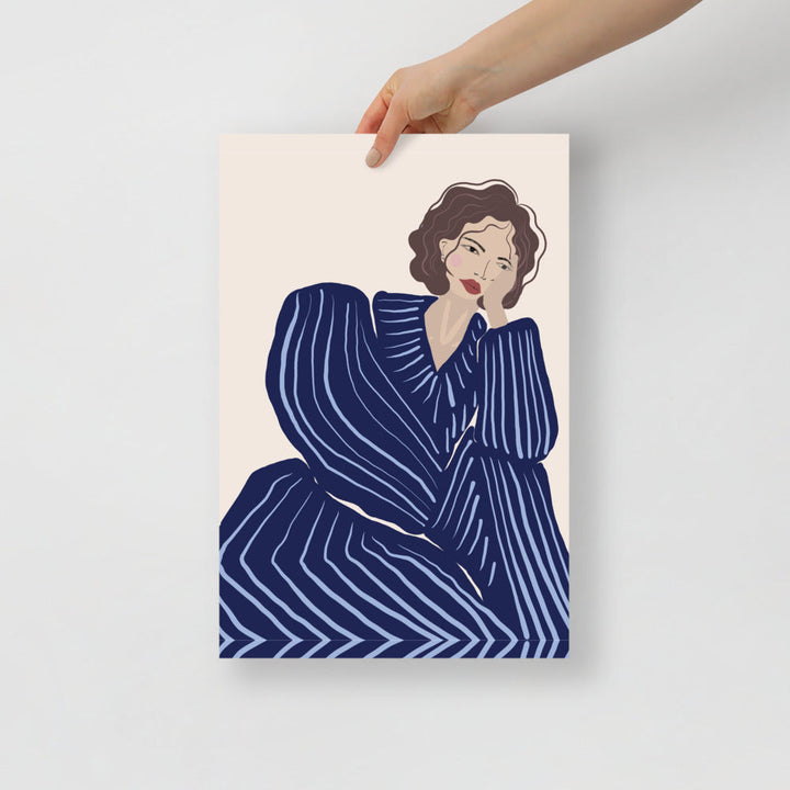 Blue Tracksuit Wall Art | Bowlift