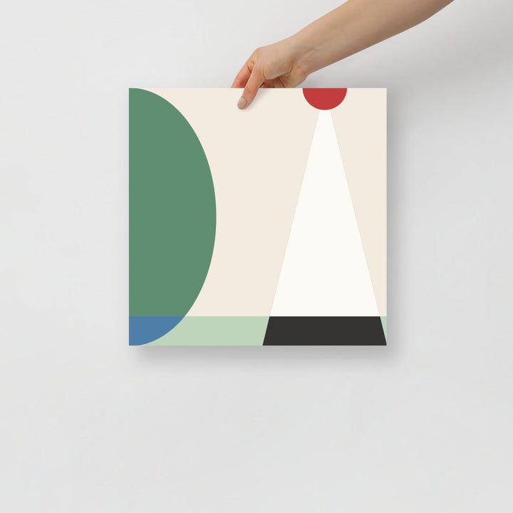 Japanese Scene Abstract Wall Art | Bowlift