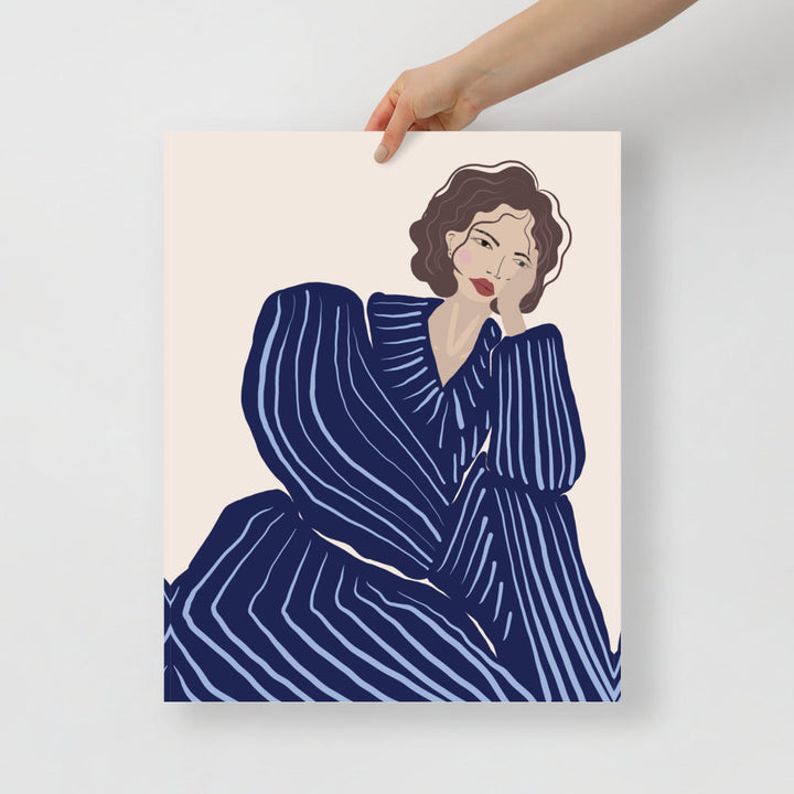 Blue Tracksuit Wall Art | Bowlift
