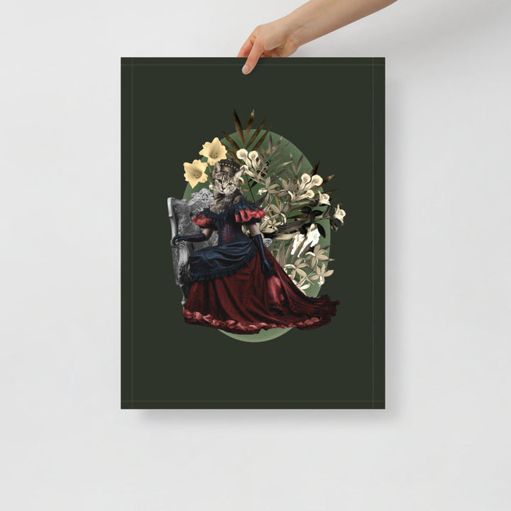 Cat Queen Dark Green | Bowlift