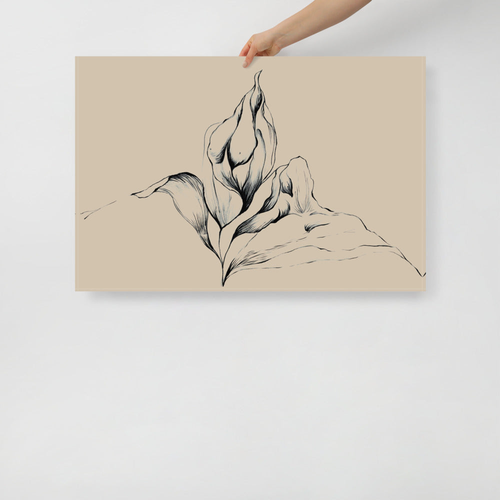 Floral Body Wall Art | Bowlift
