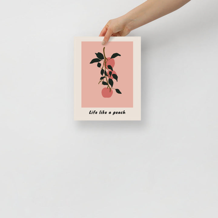 Life Like a Peach Wall Art | Bowlift